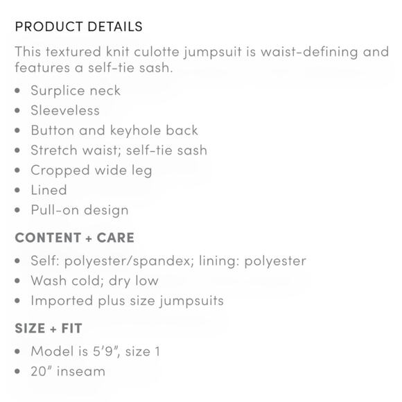 TORRID Textured Knit Wide Leg Jumpsuit Culotte Palazzo Tie Waist Striped Pink 3X - Picture 3 of 13